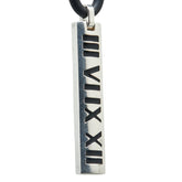 ティファニー アトラス ネックレス シルバー ブラック SV925 シルバー ラバー レディース TIFFANY&Co. 【中古】